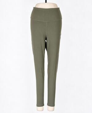Astoria Activewear Luxe Olive Scrunch Butt Leggings Small High Rise Gym